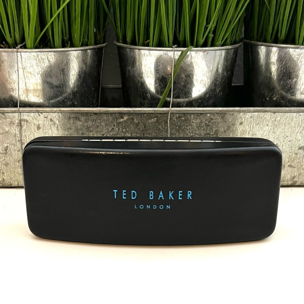 Ted Baker London Eyewear Case Black Leather Good